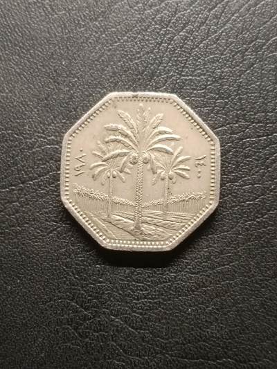 荟藏特别场次第六期——“社长的钢镚堆” - 伊拉克1980年250菲尔 少见萨达姆时期铸币