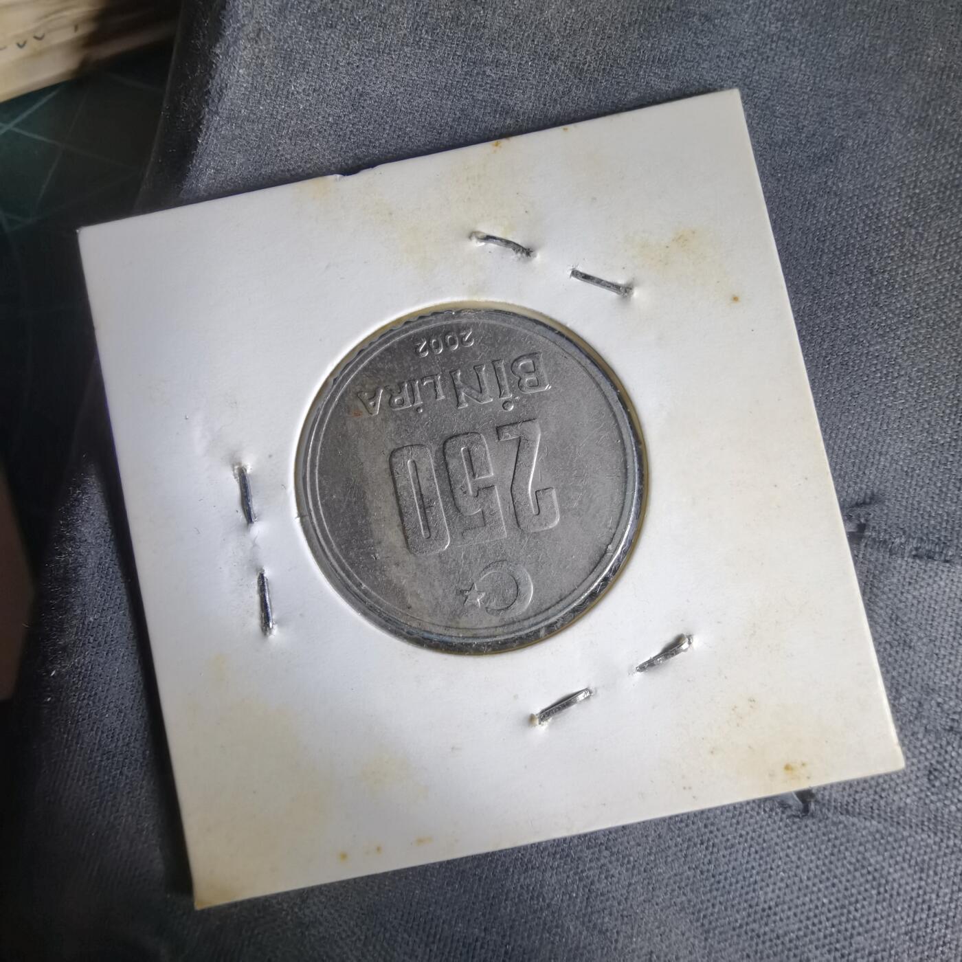 沼泽如烟--第1014场 土耳其2002年25万里拉