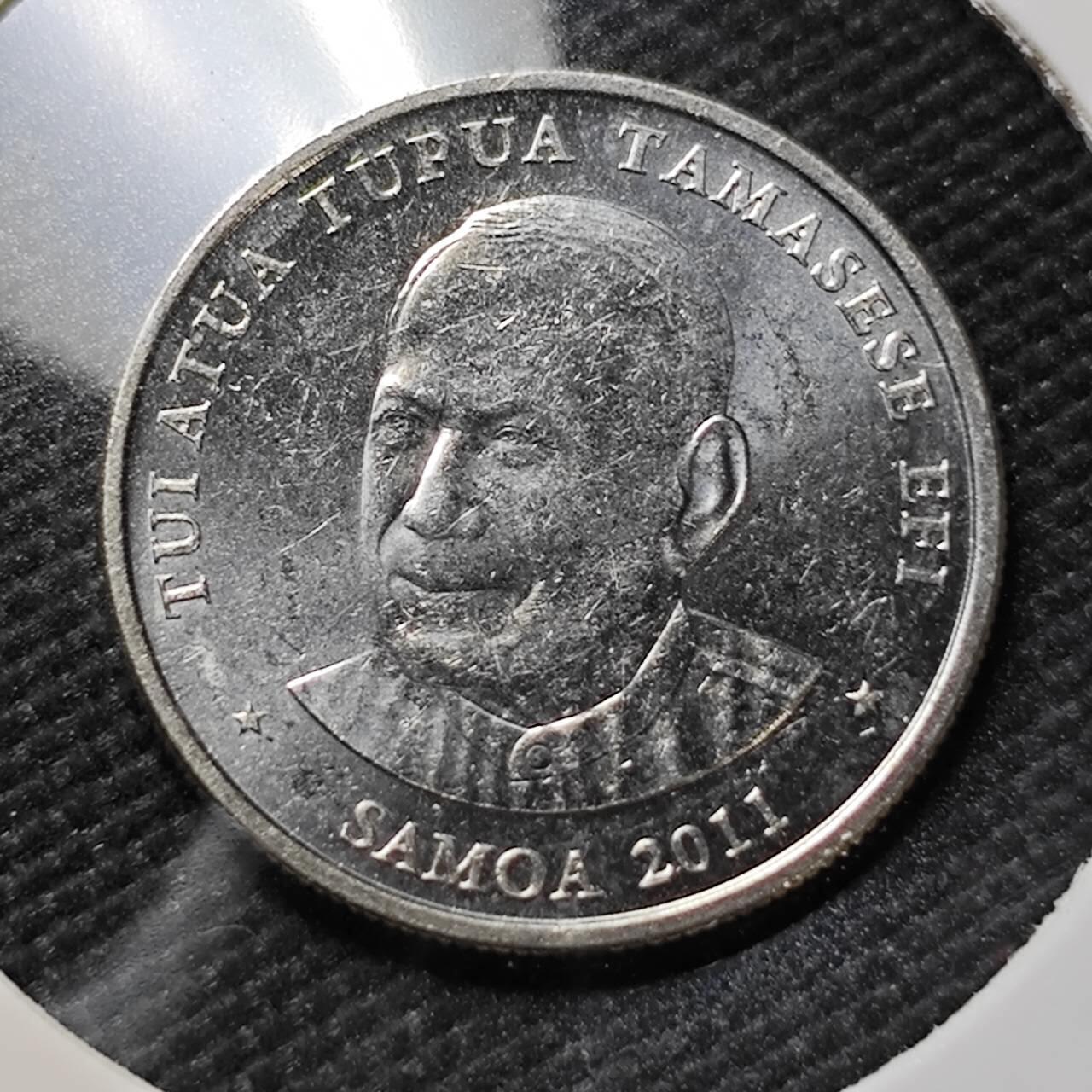 KK钱币收藏小铺   第403期 2月预留时间 周末发货  萨摩亚10分