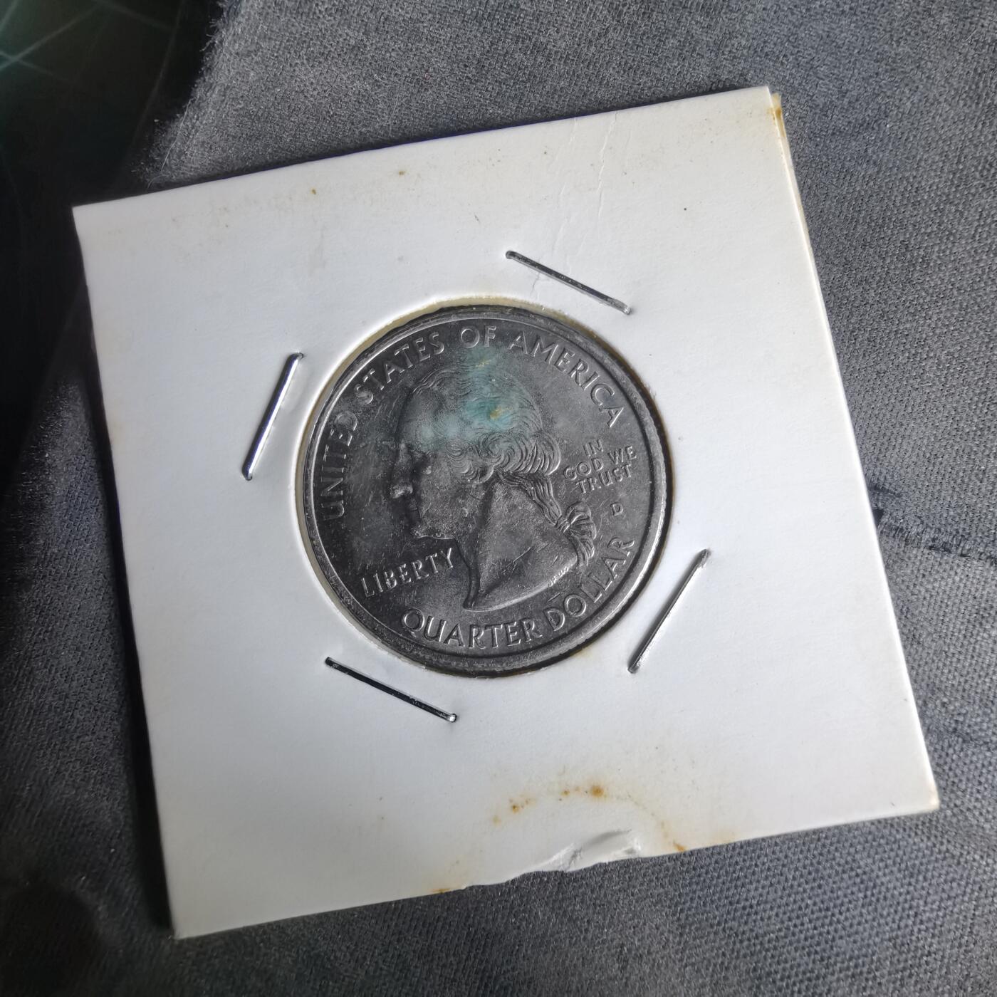 沼泽如烟--第1014场 美国1999年25分纪念币