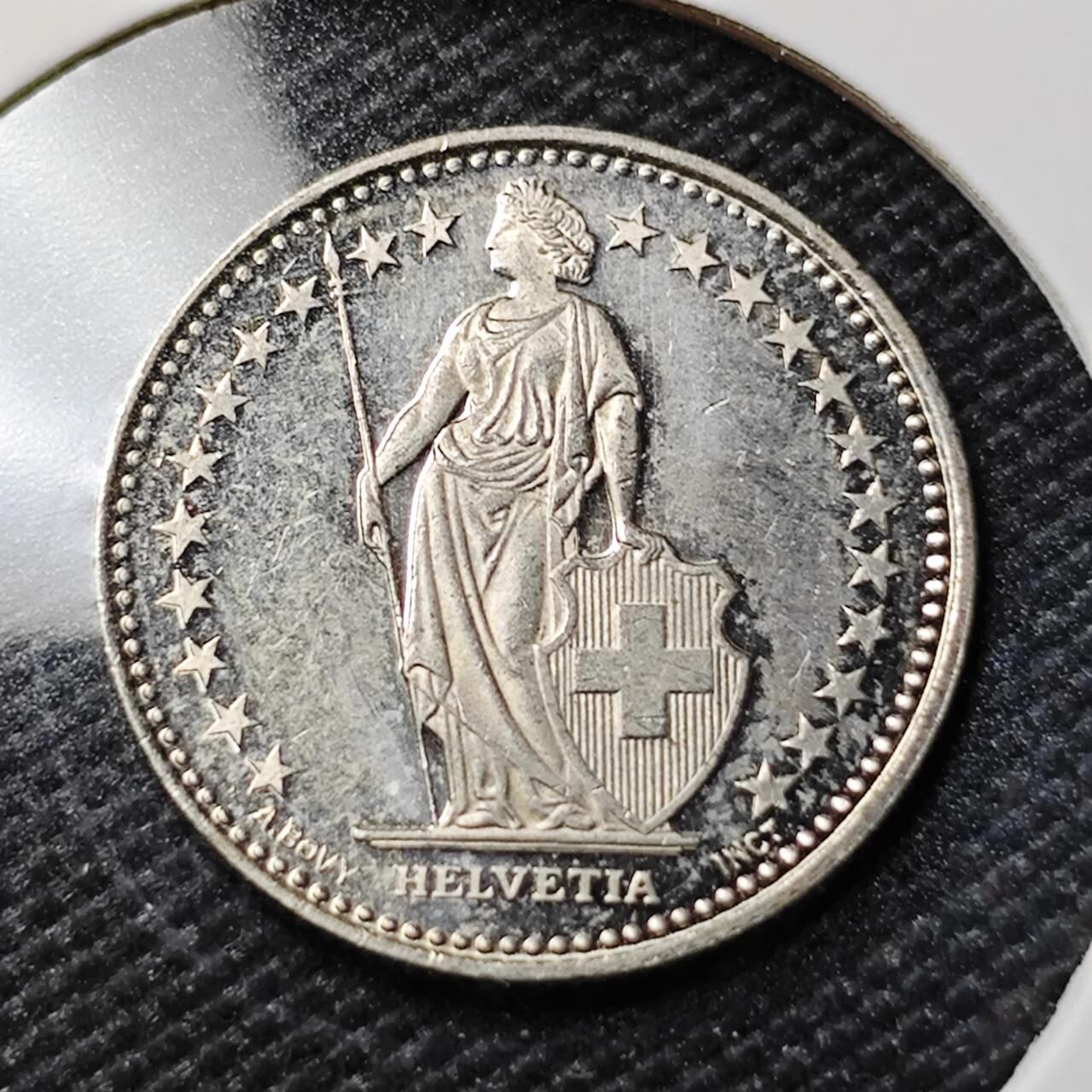 KK钱币收藏小铺   第402期 2月预留时间 周末发货  2006瑞士0.5法郎 好品