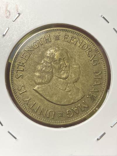 2026年第三十四场(总第二百零三场）外国精品纸夹币场(免佣金) - 南非🇿🇦1961年1分(独立后首套流通硬币)