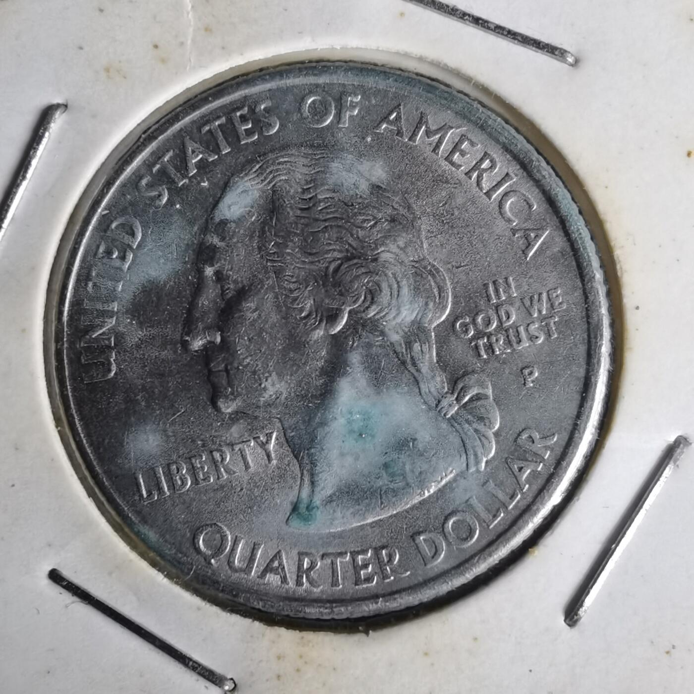 沼泽如烟--第1014场 美国2000年25分纪念币