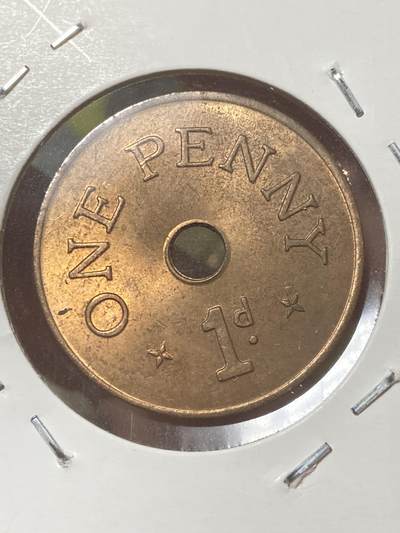 2026年第三十四场(总第二百零三场）外国精品纸夹币场(免佣金) - 稀少品种–赞比亚🇿🇲1966年1便士(独立后首套流通硬币最小面值)