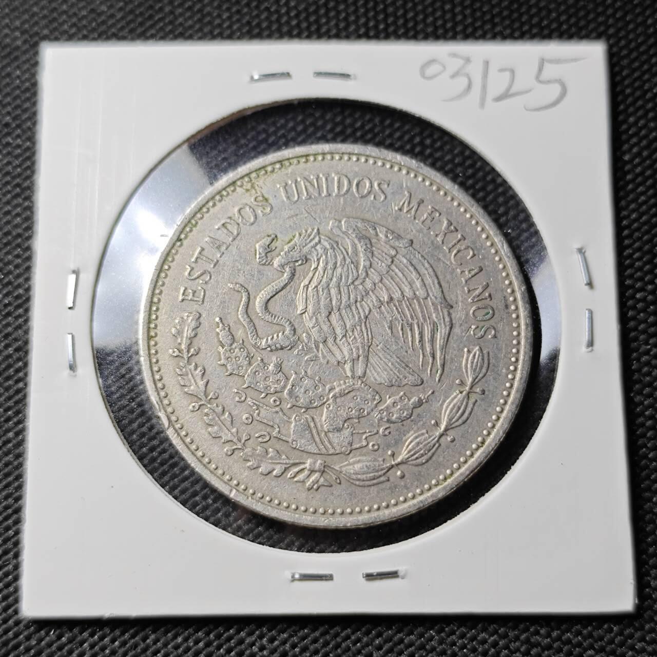 KK钱币收藏小铺   第403期 2月预留时间 周末发货  1988墨西哥5000比索纪念币 