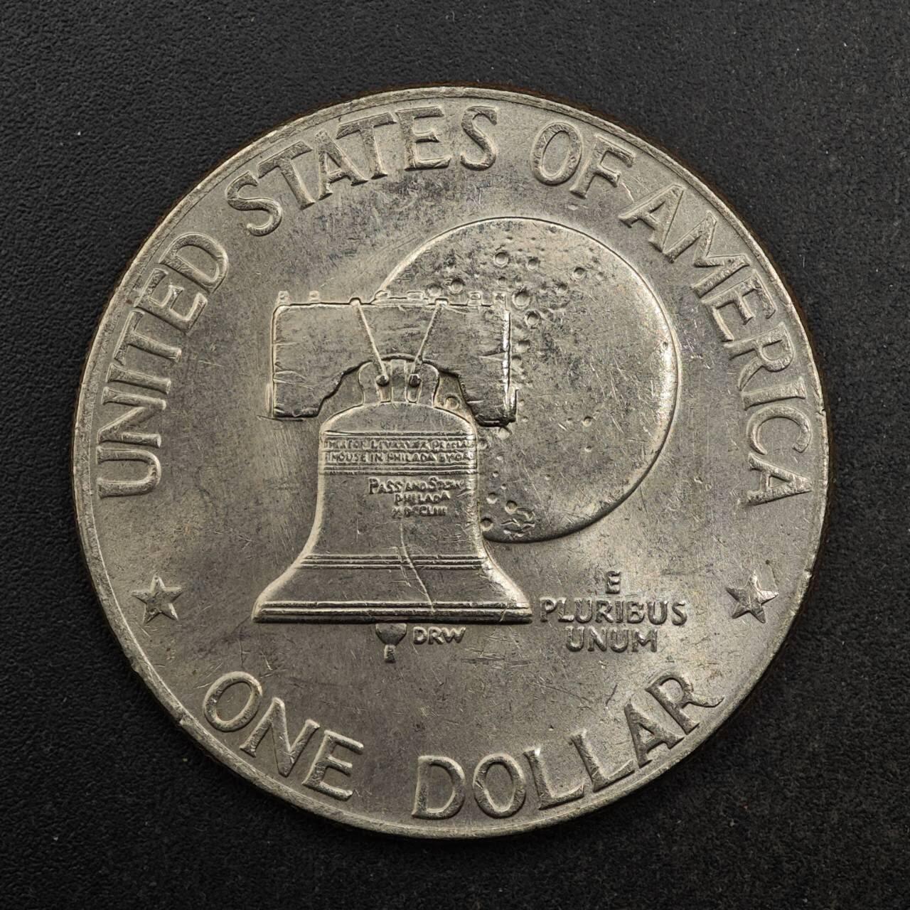 【淘币小摊】实时拍第八百七十七拍   散币场    每周一统一发货 美国1976面建国200周年一美元纪念币