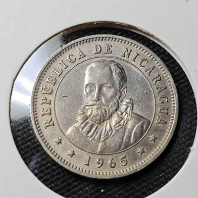 KK钱币收藏小铺   第402期 2月预留时间 周末发货 -  尼加拉瓜25分