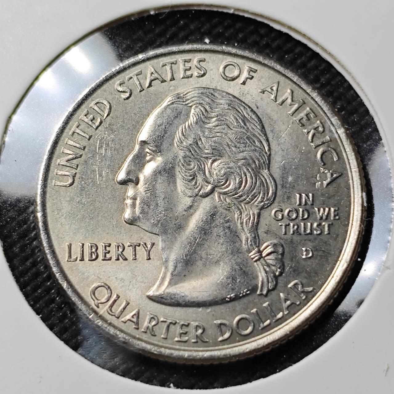 KK钱币收藏小铺   第403期 2月预留时间 周末发货  美国25分纪念币