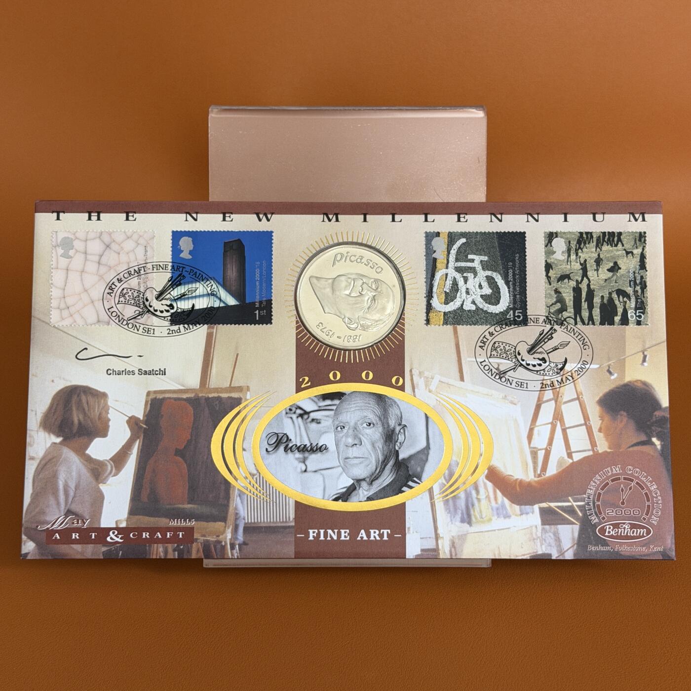 ＜星葵🌻钱币社＞硬币场·第71期·3月10日发货 〈邮币封·签名版〉西班牙1997年毕加索20欧元精制纪念币