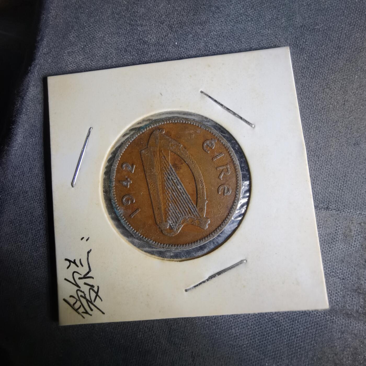 沼泽如烟--第1014场 爱尔兰1942年半便士