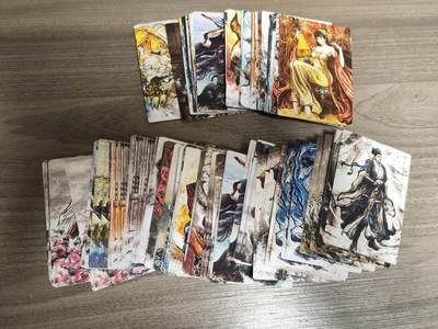 阳大大卡牌拍卖第103期（持续收拍品，周五晚上九点截拍，进群福利早知道） - 【普卡】卡德曼 张建东水浒 普卡127张 混套 有重复