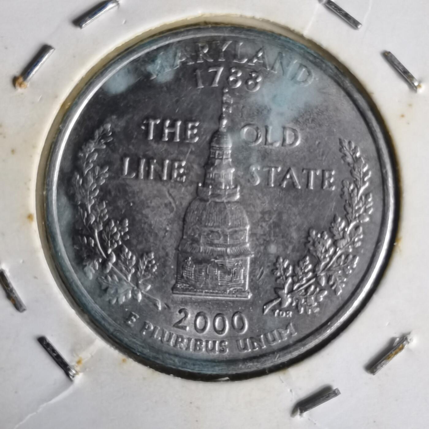 沼泽如烟--第1014场 美国2000年25分纪念币