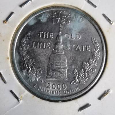 沼泽如烟--第1014场 - 美国2000年25分纪念币