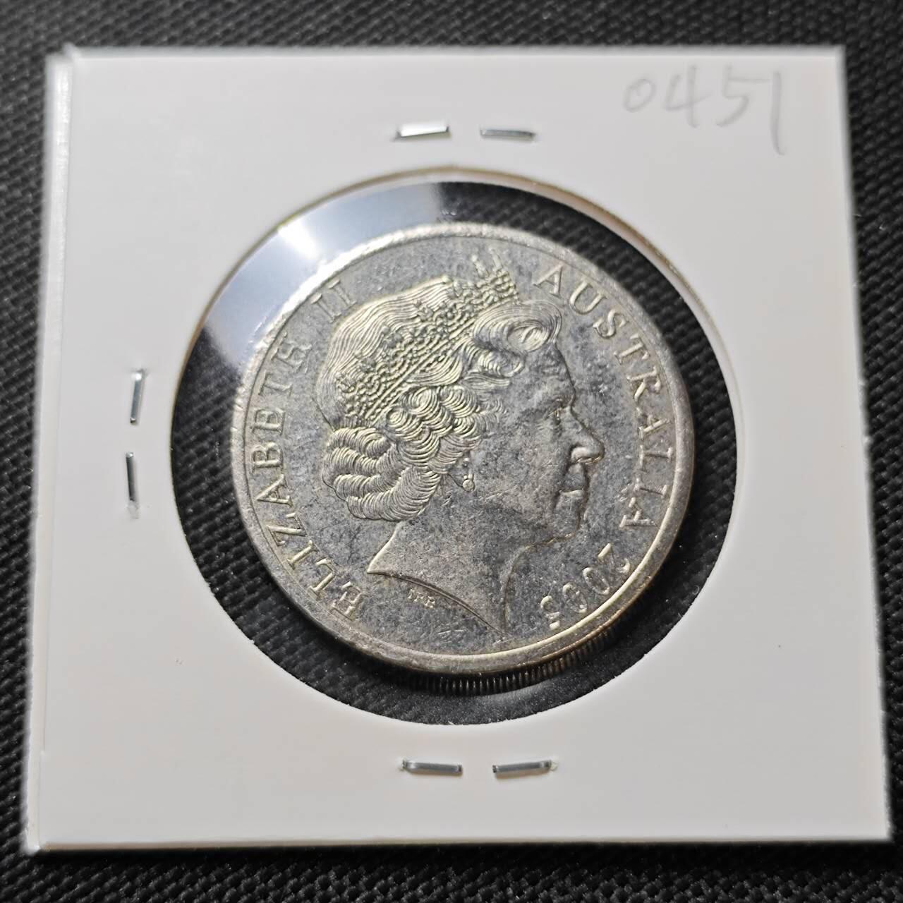 KK钱币收藏小铺   第404期 2月预留时间 周末发货  澳大利亚20分纪念币