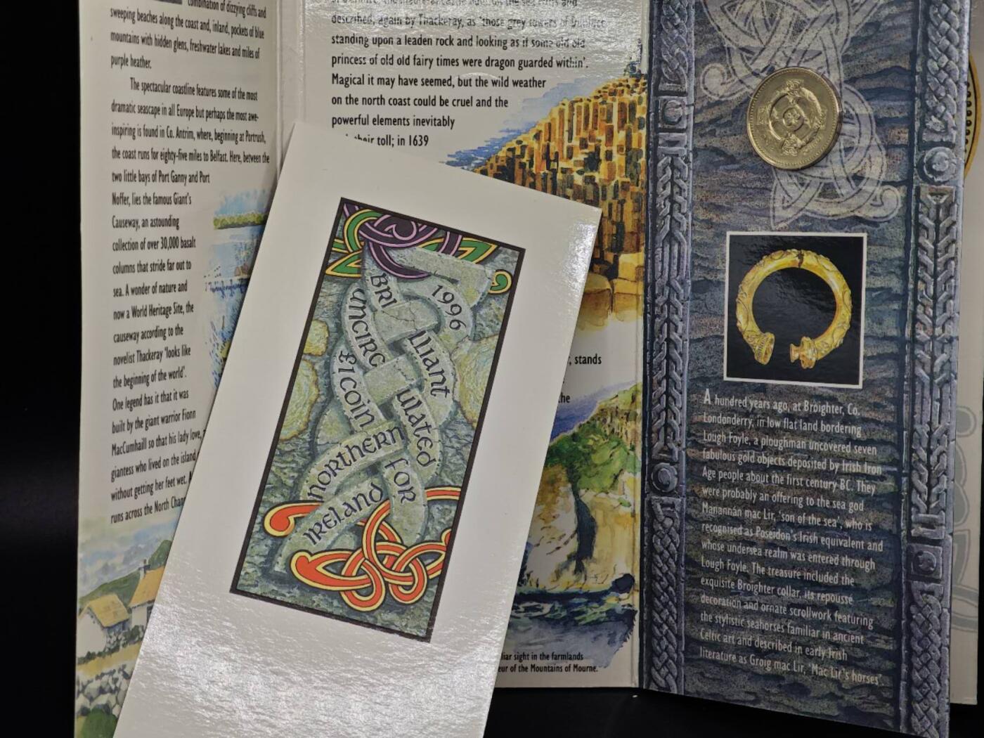  【淘币小摊】限时拍第八百七十八拍   克朗币邮币封场    每周一统一发货 英国1996年一镑卡册