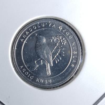 沼泽如烟--第1016场 - 土耳其2020年1库鲁小鸟系列纪念币