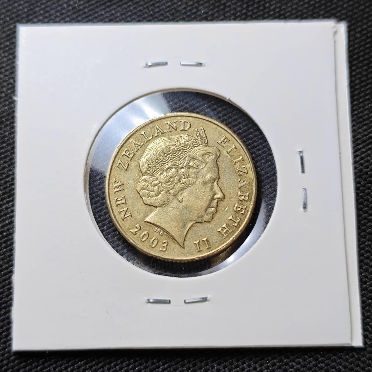 KK钱币收藏小铺   第404期 2月预留时间 周末发货  新西兰1元