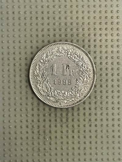 2026年第30场各国散币拍卖（总第180场） - 瑞士1999年1法郎