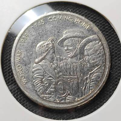 KK钱币收藏小铺   第404期 2月预留时间 周末发货 -  澳大利亚20分纪念币