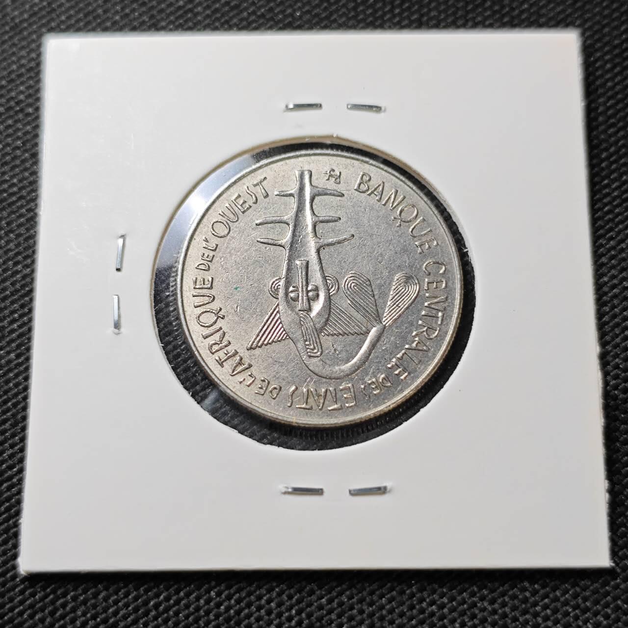 KK钱币收藏小铺   第404期 2月预留时间 周末发货  西非100法郎