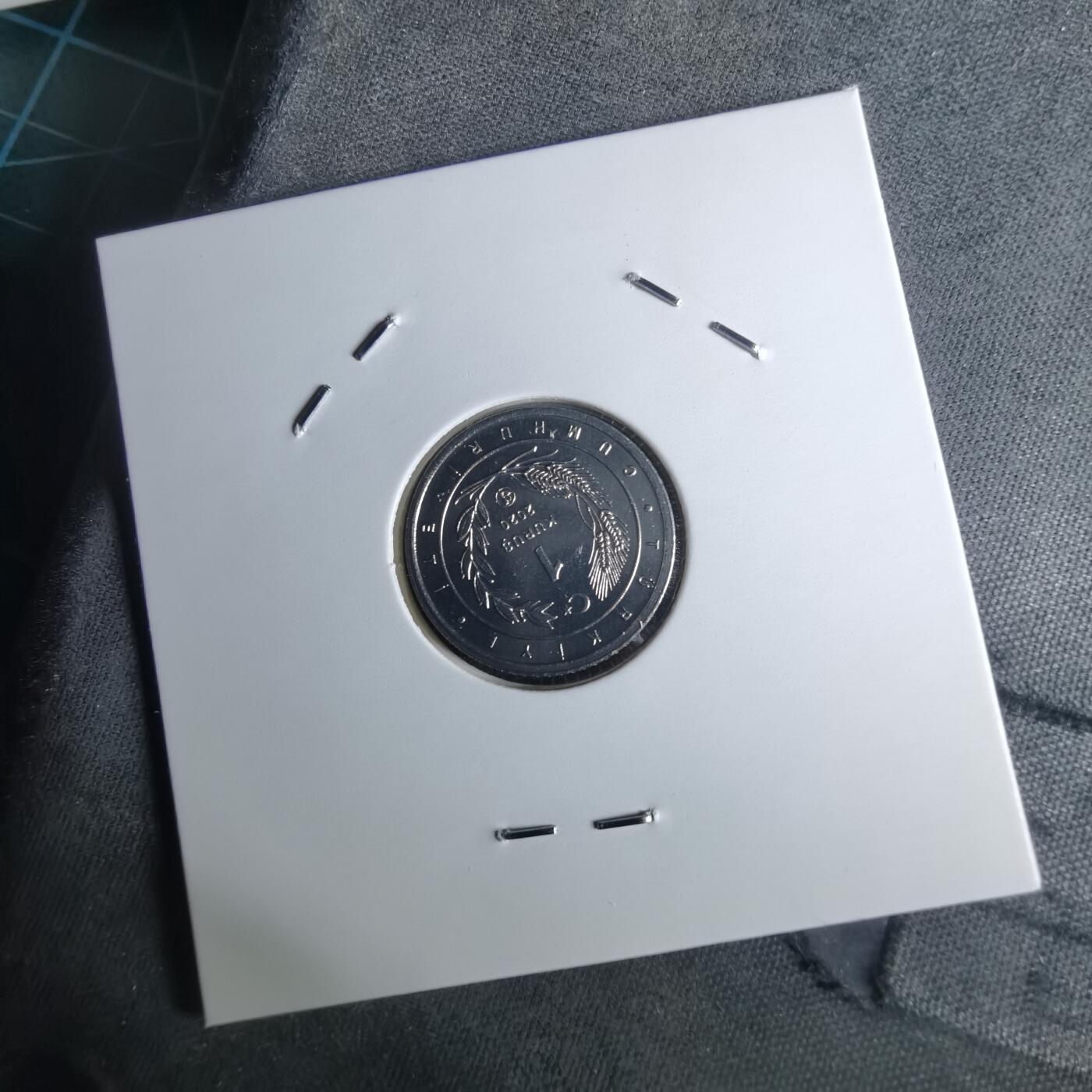 沼泽如烟--第1016场 土耳其2020年1库鲁小鸟系列纪念币