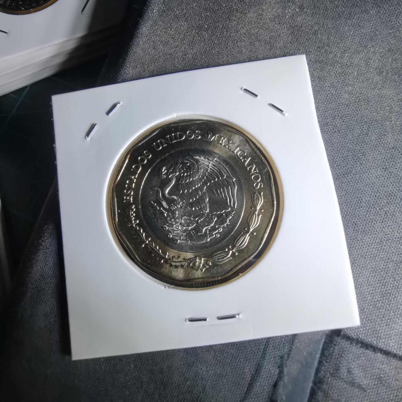 沼泽如烟--第1016场 墨西哥2023年20比索纪念币