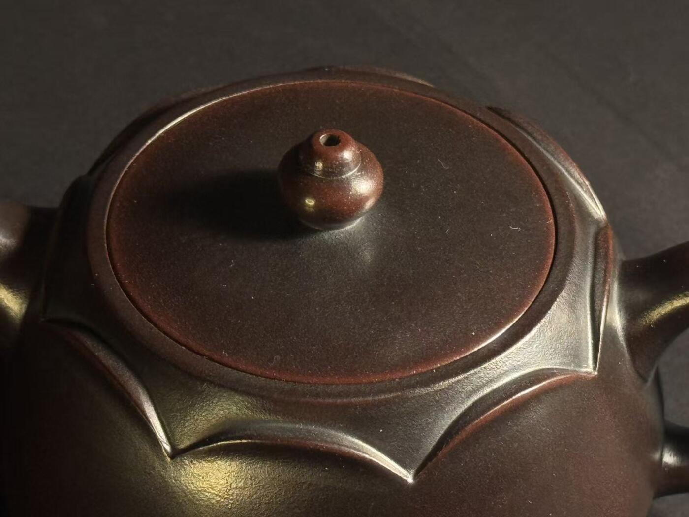 零元拍：原矿紫砂莲花井栏茶壶（220CC左右）