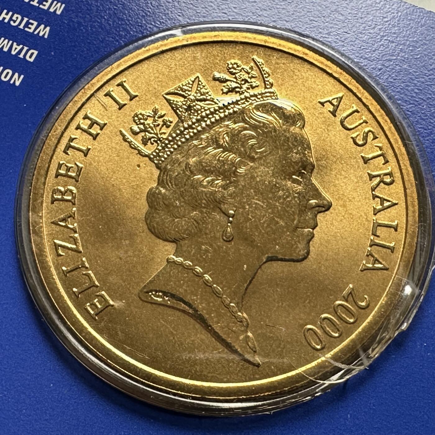 🌹外币初藏🌹🐯2026年第26场  各国纪念币专场 每周二四六晚8️⃣点 接代拍 澳大利亚 2000年 悉尼奥运会帆船项目 5元克朗型纪念币 