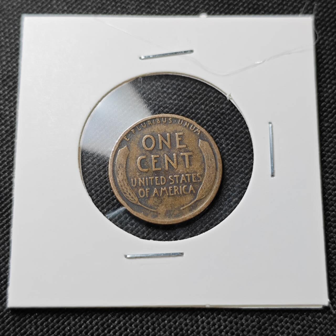 KK钱币收藏小铺   第404期 2月预留时间 周末发货  1915美国麦穗一分 D版