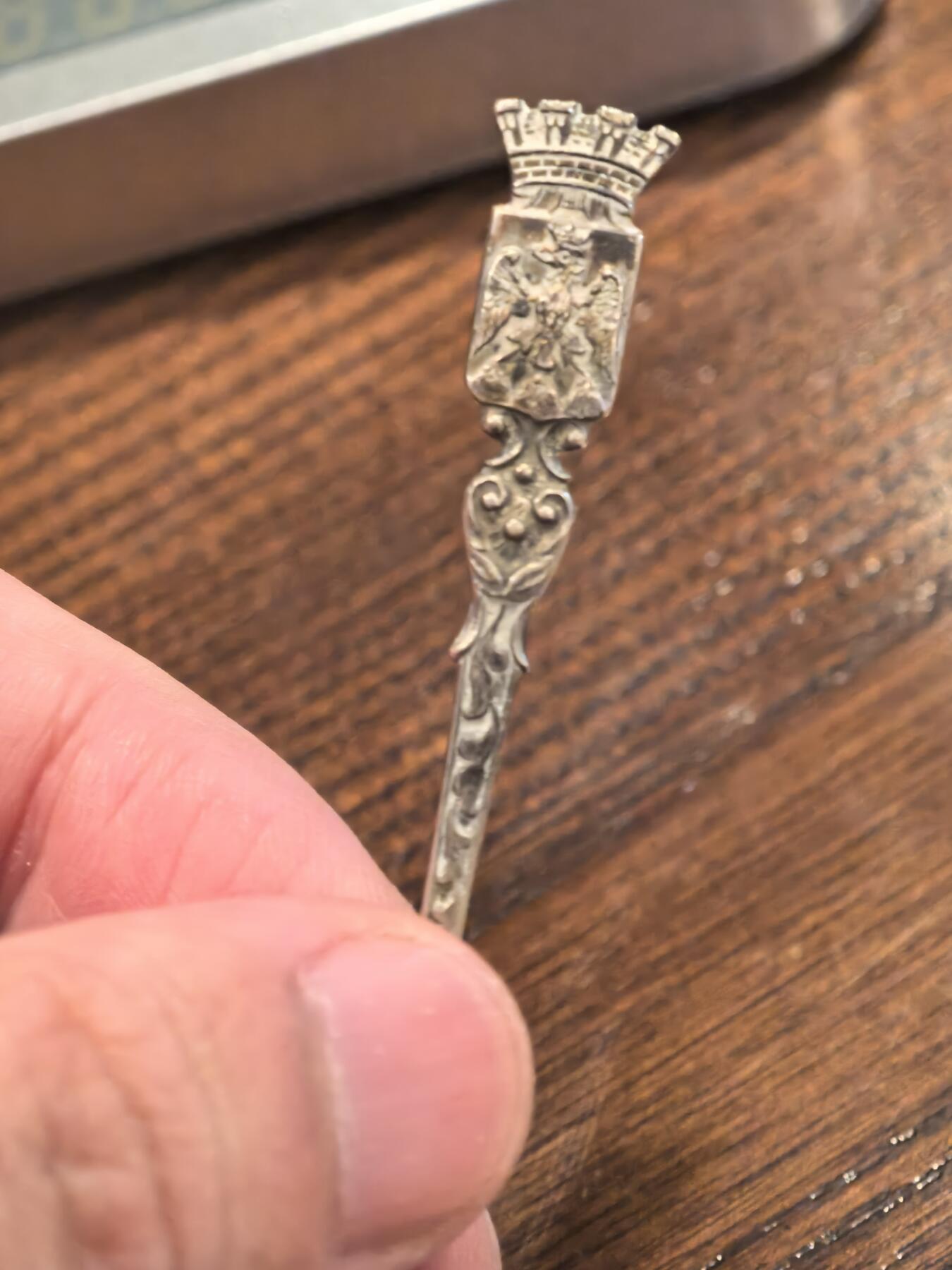 欧洲微章、铜章、银章和银币第三场 欧洲咖啡银调羹7.3克