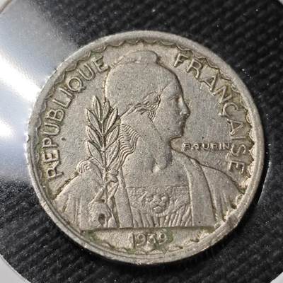 KK钱币收藏小铺   第404期 2月预留时间 周末发货 -  法属印支10分