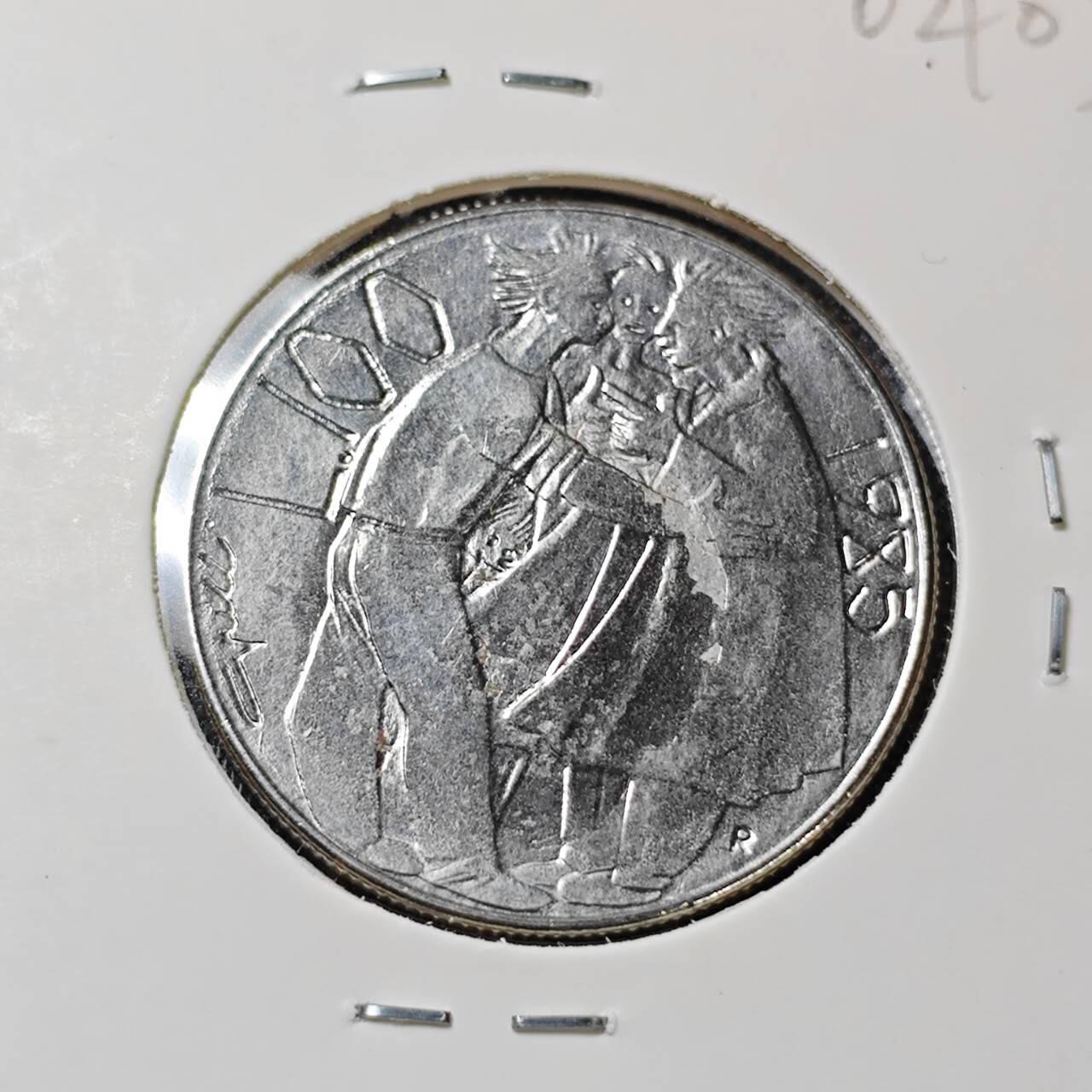 KK钱币收藏小铺   第404期 2月预留时间 周末发货  圣马力诺100里拉 少见主题