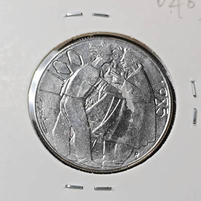 KK钱币收藏小铺   第404期 2月预留时间 周末发货 -  圣马力诺100里拉 少见主题