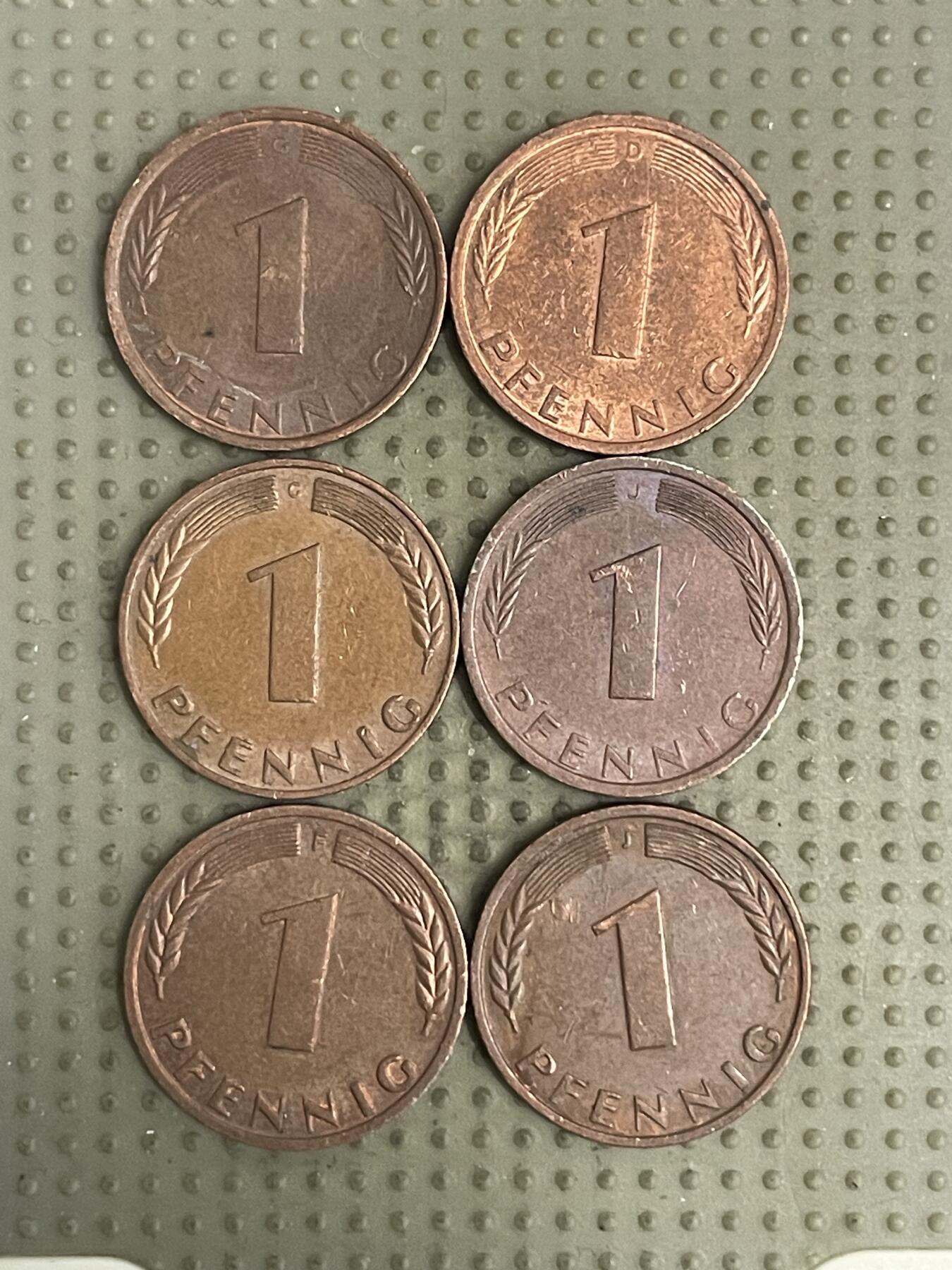 2026年第30场各国散币拍卖（总第180场） 德国1芬尼6枚