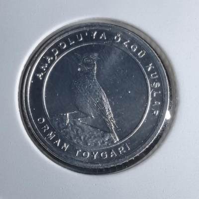 沼泽如烟--第1016场 - 土耳其2020年1库鲁小鸟系列纪念币 