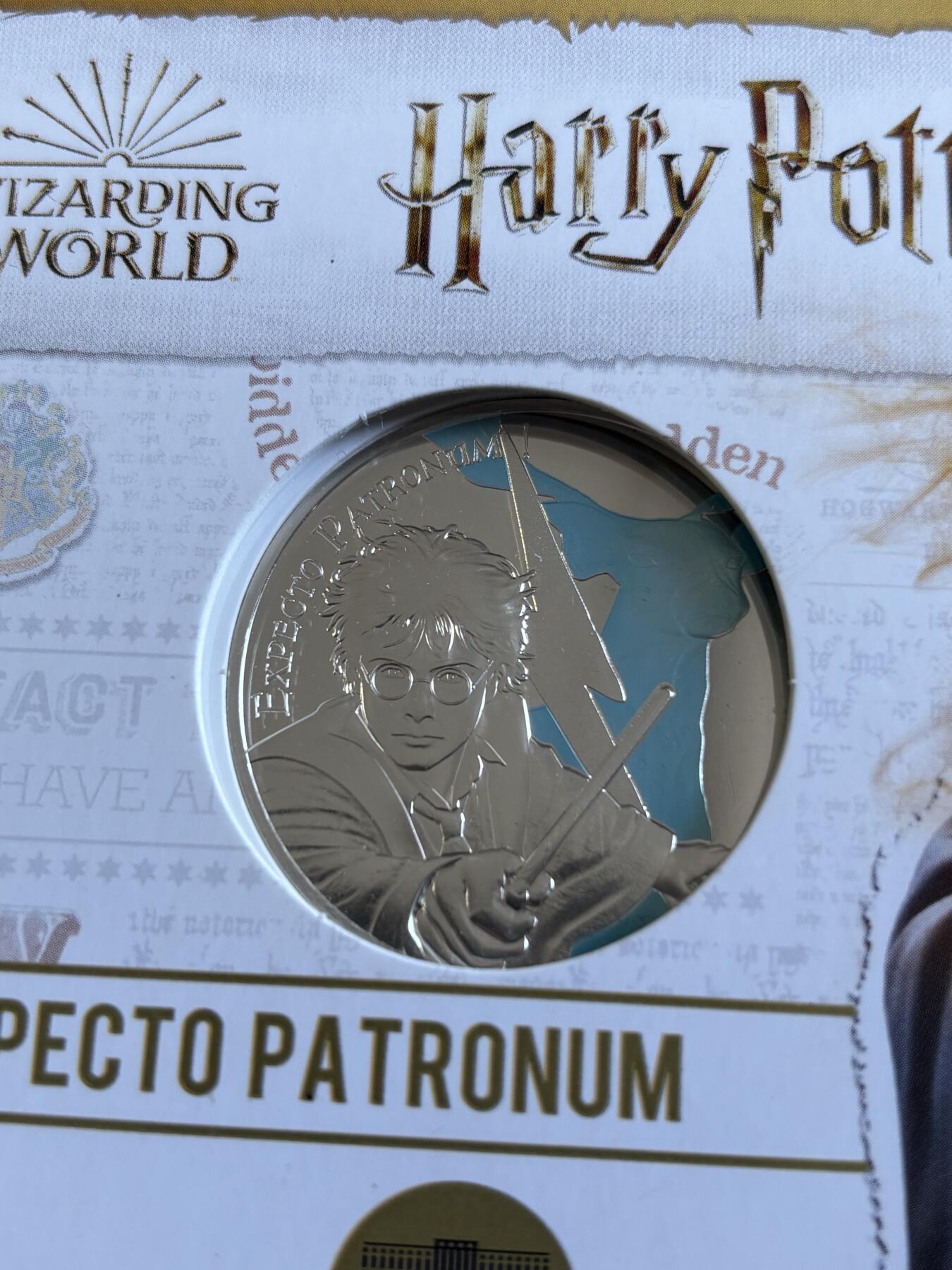 第193期拍卖 法国2021年哈利波特系列2组守护神鹿彩银币，900银，发行20000枚