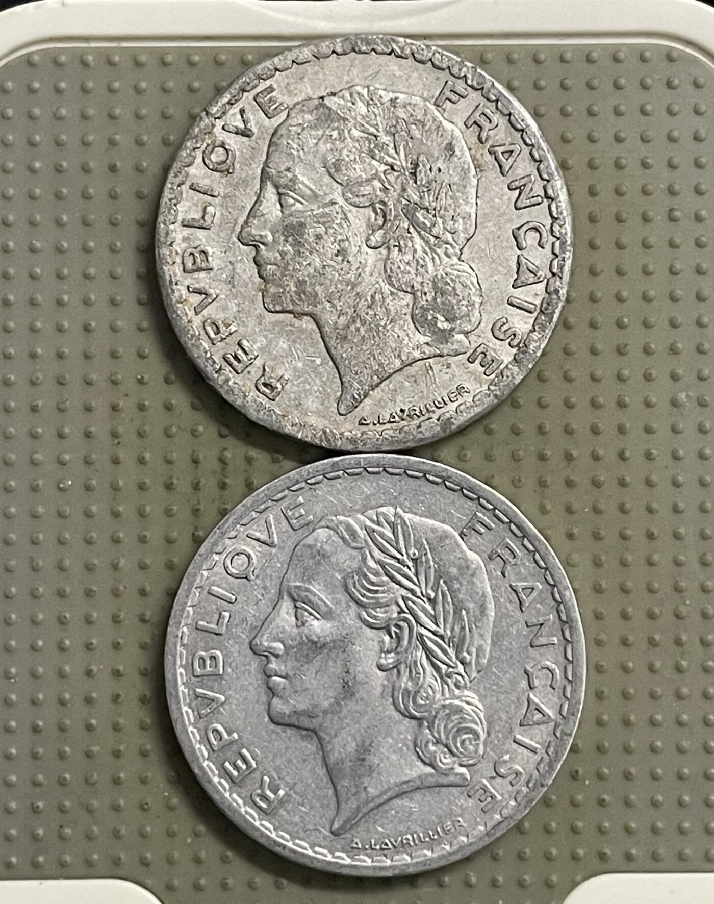 2026年第30场各国散币拍卖（总第180场） 法国5法郎2枚