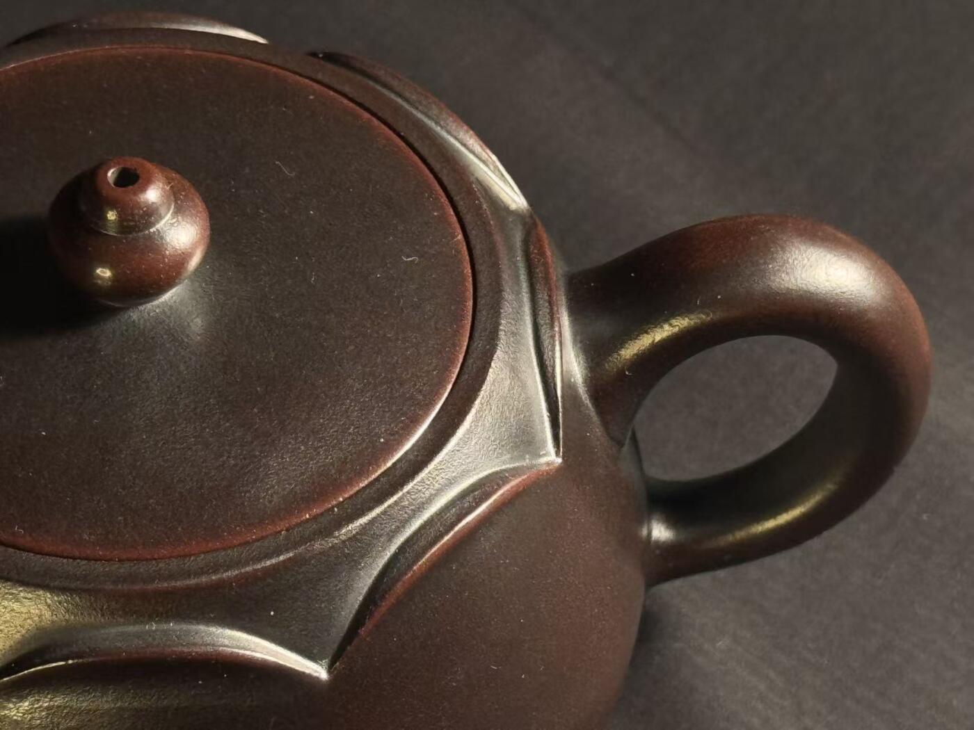 零元拍：原矿紫砂莲花井栏茶壶（220CC左右）