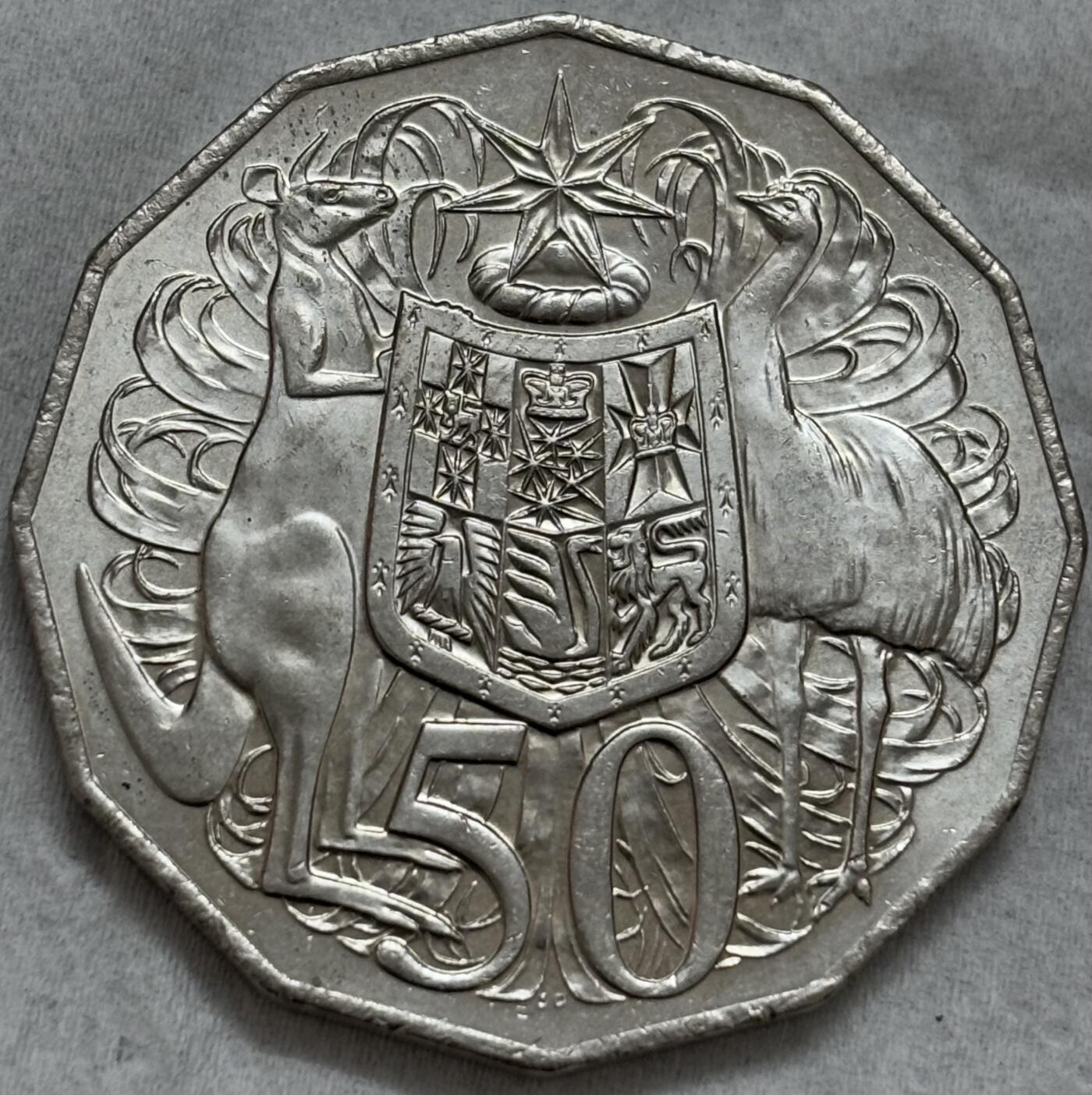 文馨钱币收藏第 296 场，长期接代拍业务  原光品相 2025 年澳大利亚 50 分，查尔斯头像少见