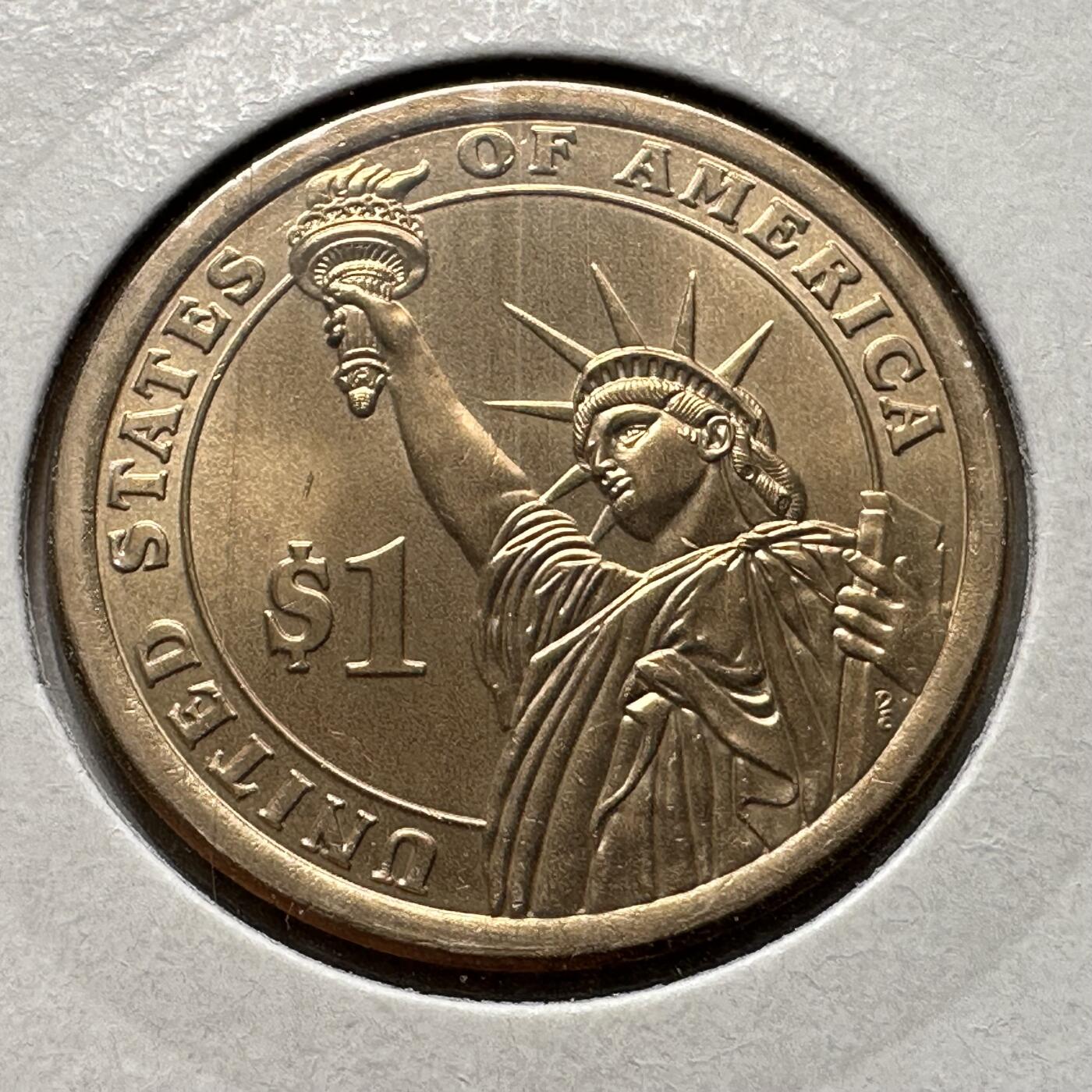 🌹外币初藏🌹🐯2026年第26场  各国纪念币专场 每周二四六晚8️⃣点 接代拍 美国 2015年 总统系列 纪念第35任总统约翰·F·肯尼迪的执政成就 1元纪念币