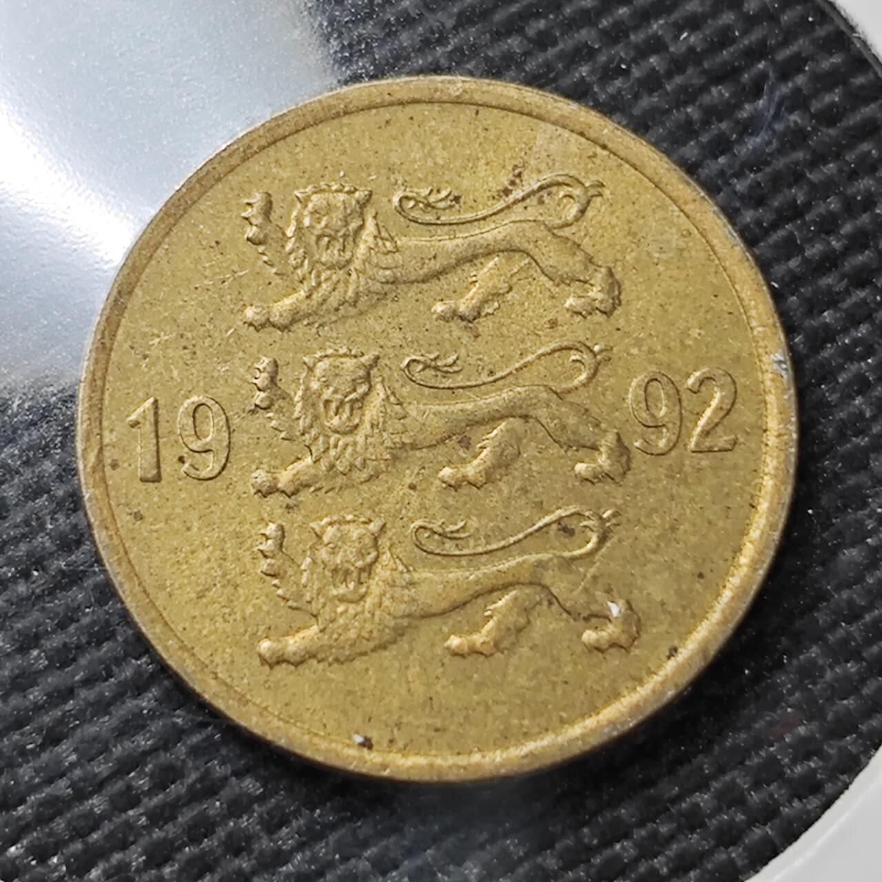 KK钱币收藏小铺   第404期 2月预留时间 周末发货  爱沙尼亚