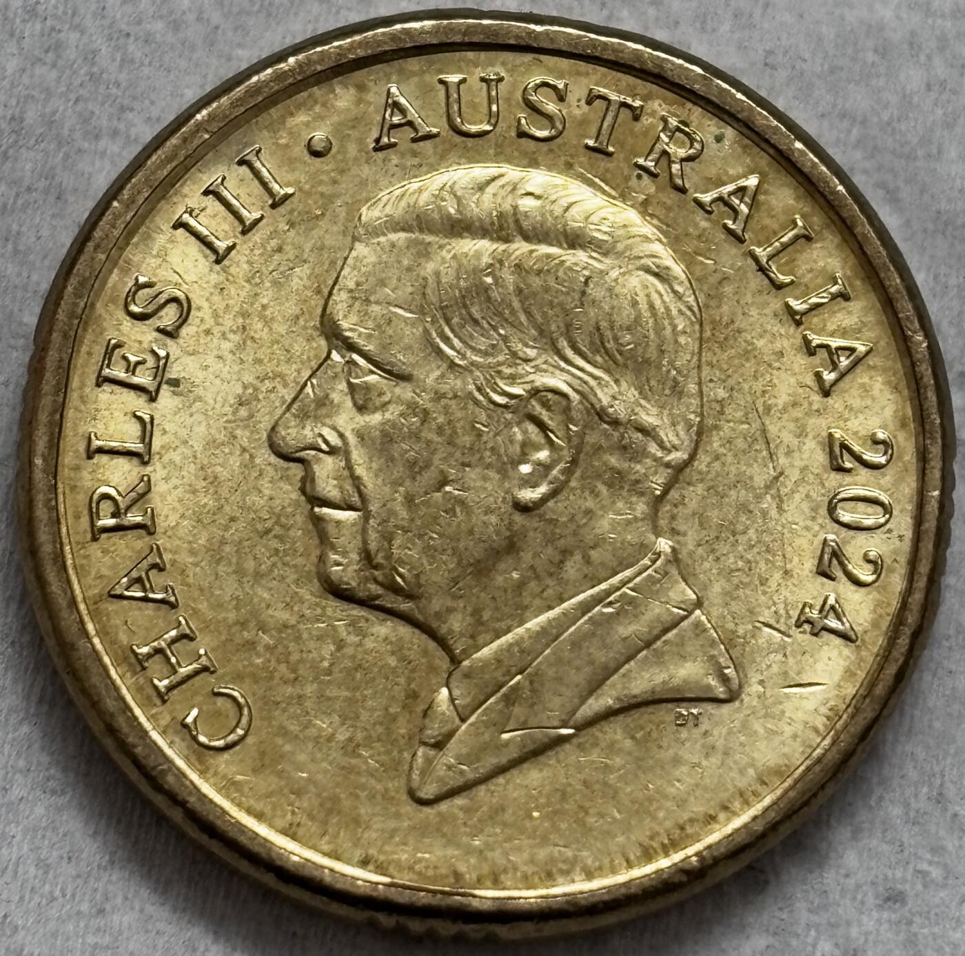 文馨钱币收藏第 296 场，长期接代拍业务  原光品相 2025 年澳大利亚2 元，查尔斯头像少见