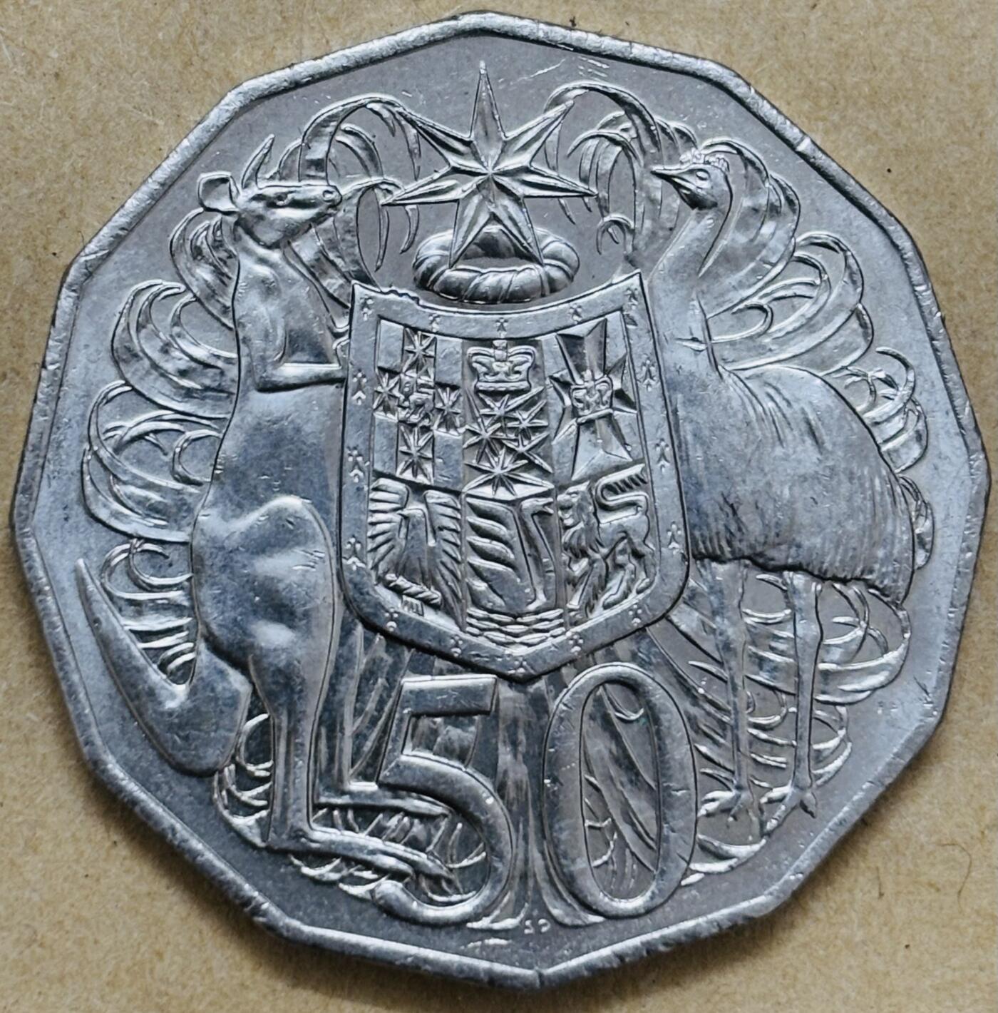 文馨钱币收藏第 296 场，长期接代拍业务 原光品相 2025 年澳大利亚 50 分，查尔斯头像少见