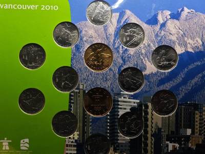 【淘币小摊】实时拍第八百七十九拍   银币套币场    每周一统一发货 - 加拿大2010年温哥华冬奥会纪念套币
