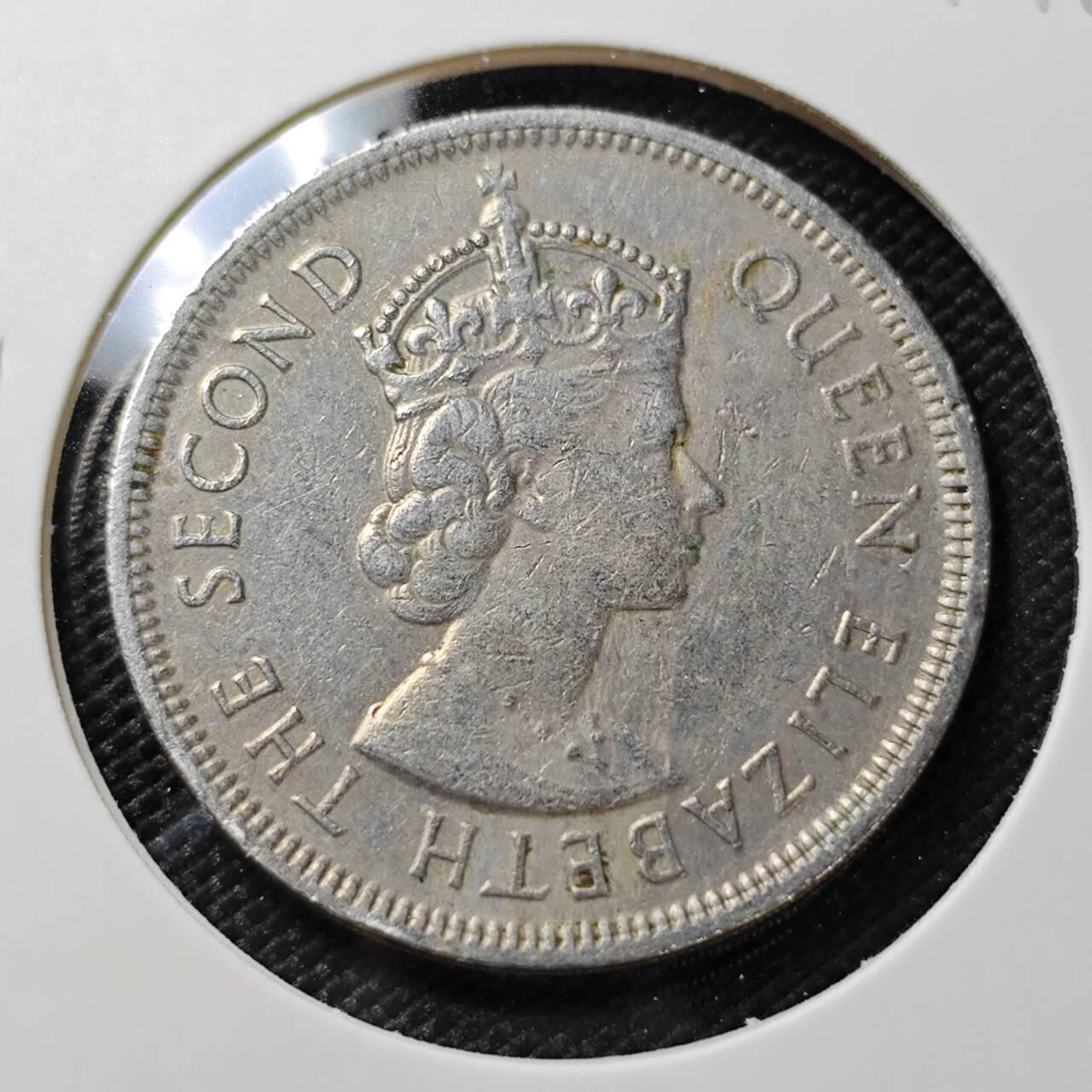 KK钱币收藏小铺   第404期 2月预留时间 周末发货  1975英属塞浦路斯1卢比