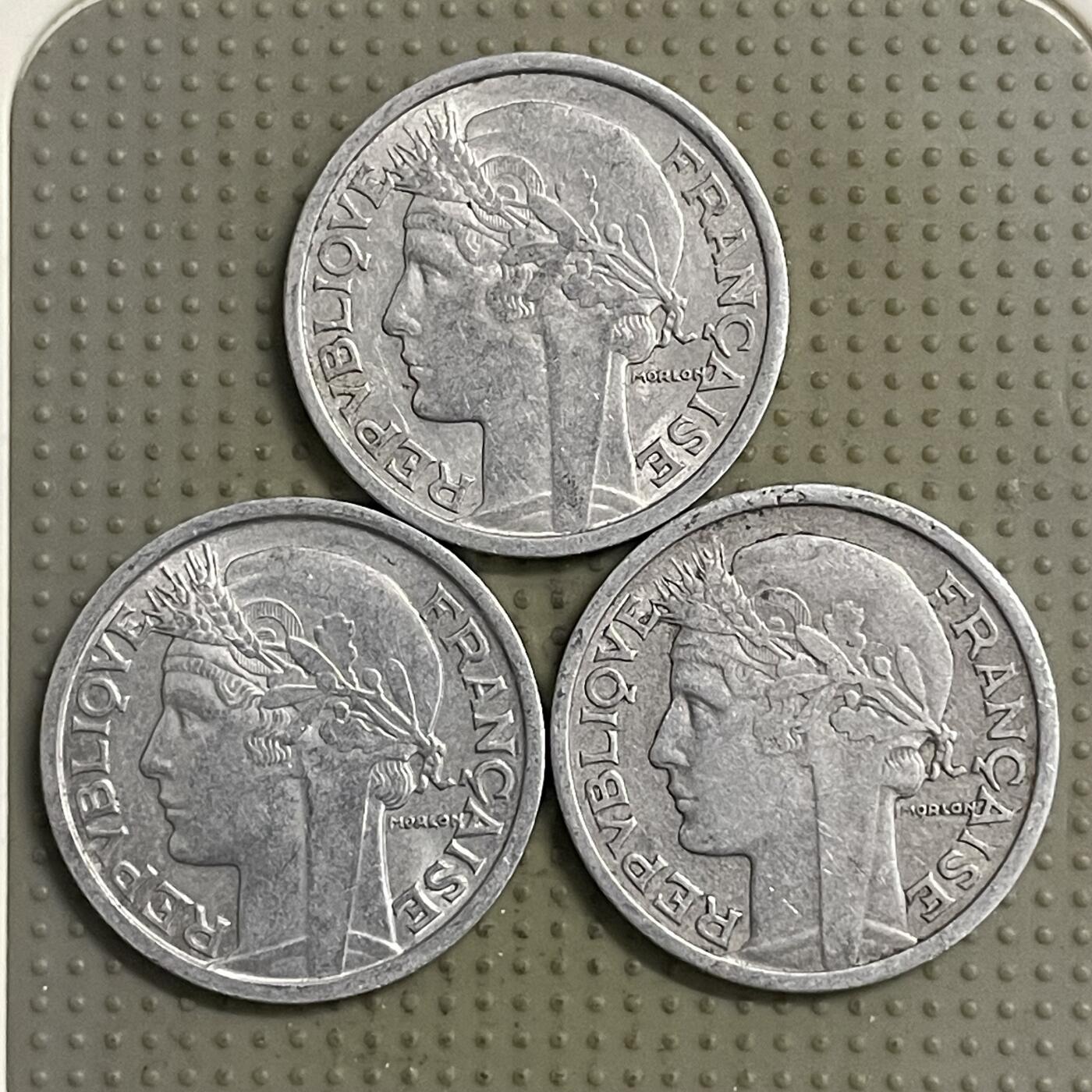 2026年第30场各国散币拍卖（总第180场） 法国2法郎3枚