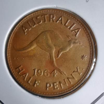 沼泽如烟--第1016场 - 澳大利亚1964年半便士