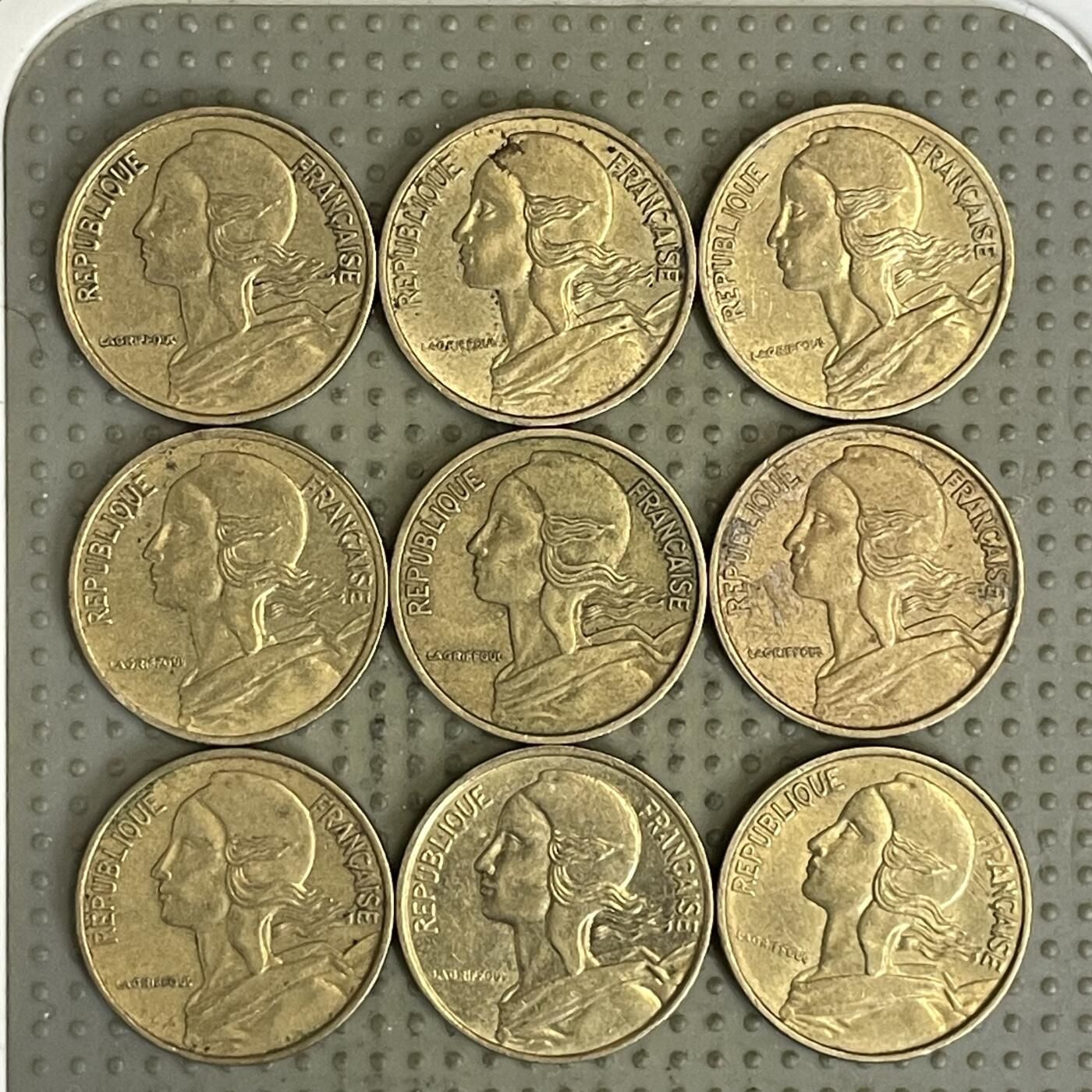 2026年第30场各国散币拍卖（总第180场） 法国5生丁9枚