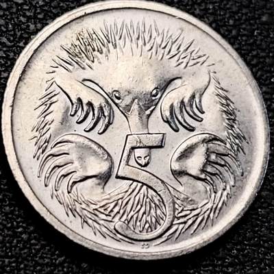 泉币菌-第205场-拍品多 请提前出价 - 1999年 澳大利亚 5分女王头像 针鼹 19.4mm