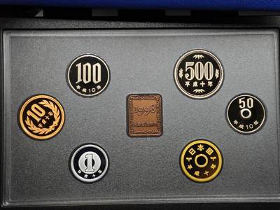 【淘币小摊】实时拍第八百九十六拍   银币套币场    每周一统一发货 日本1998年明石海峡开通精制套币